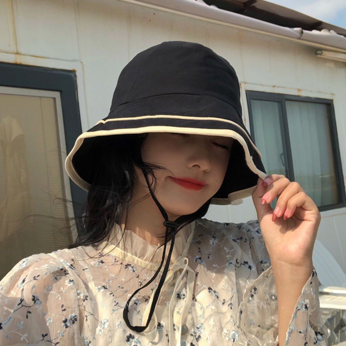 Striped Sun Hat UV Protection Bucket Hat – TWENTY TWO PERCENT