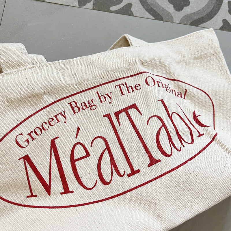 Retro Printed Small Canvas Handbag Carry-on Lunch Bag