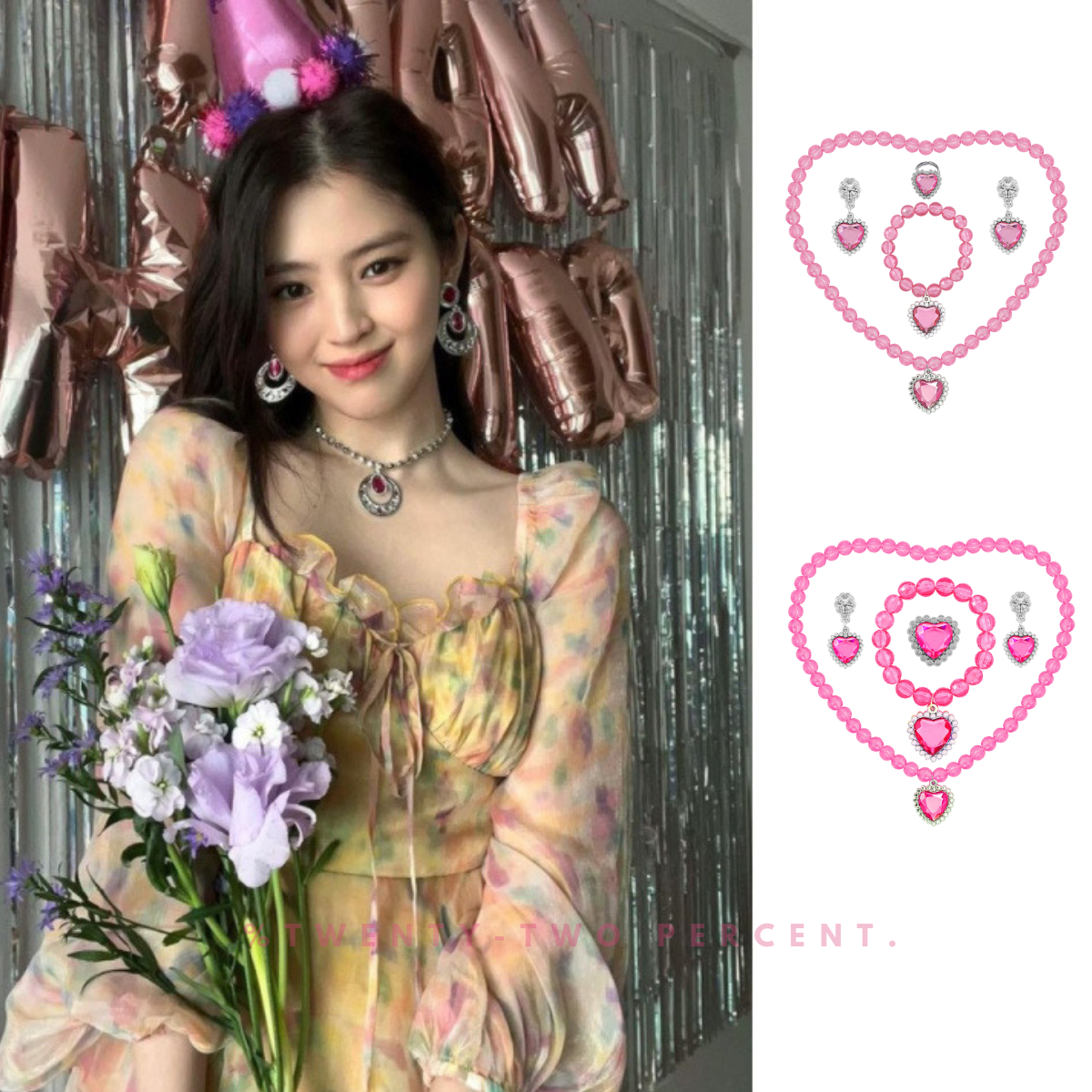 Korean Birthday Princess Jewelry Set