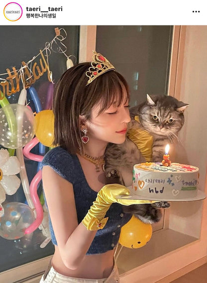 Korean Birthday Princess Jewelry Set
