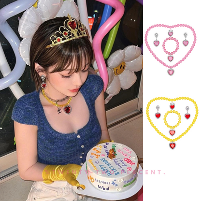 Korean Birthday Princess Jewelry Set