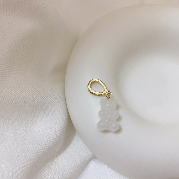 Rainbow Gummy Teddy Bear Versatile Necklace