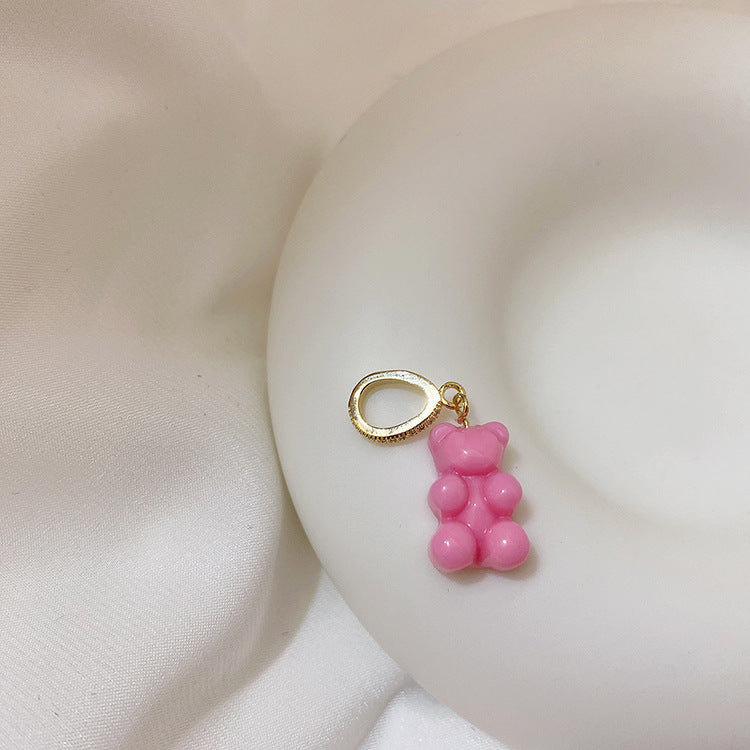 Rainbow Gummy Teddy Bear Versatile Necklace