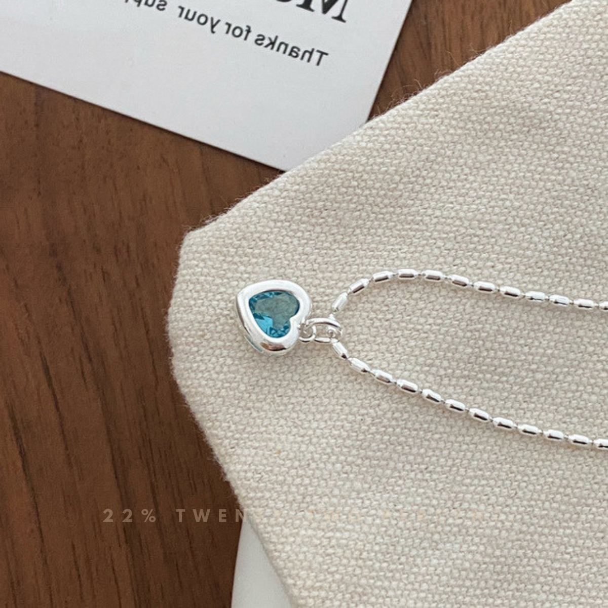 Minimalist Cubic Zirconia Heart Necklace