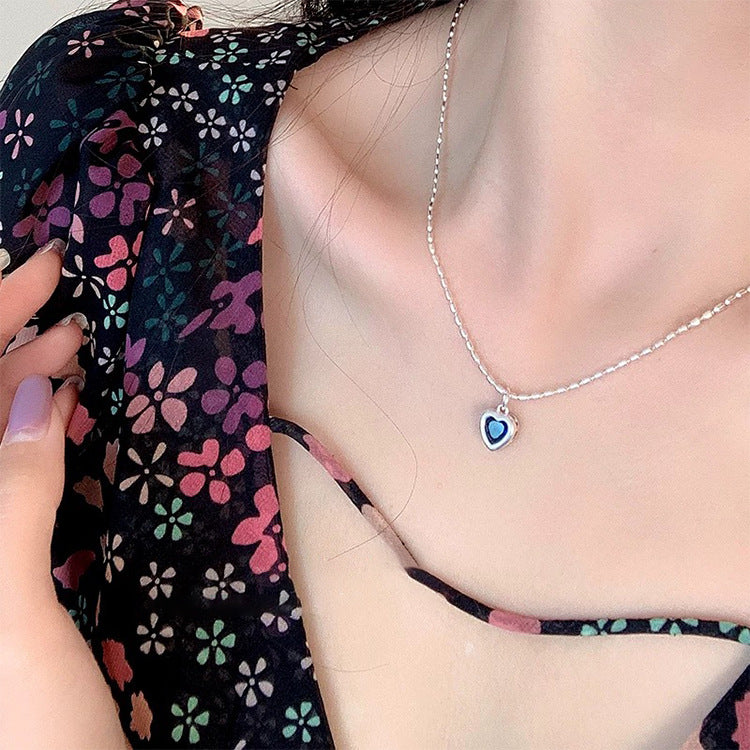 Minimalist Cubic Zirconia Heart Necklace