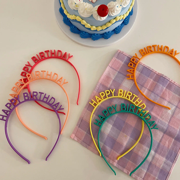 Happy Birthday Letter Cute Hairband