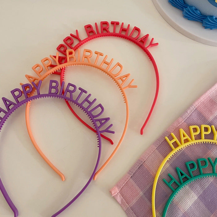 Happy Birthday Letter Cute Hairband