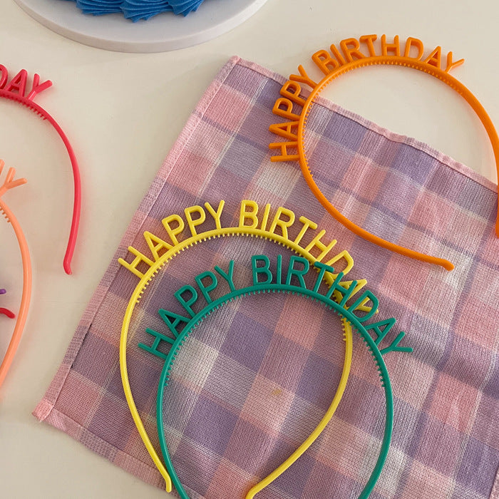 Happy Birthday Letter Cute Hairband
