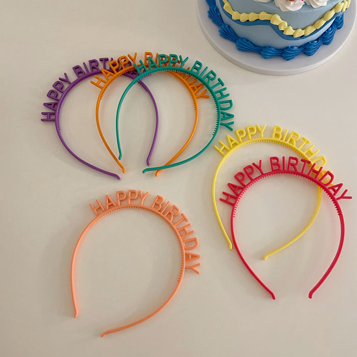 Happy Birthday Letter Cute Hairband