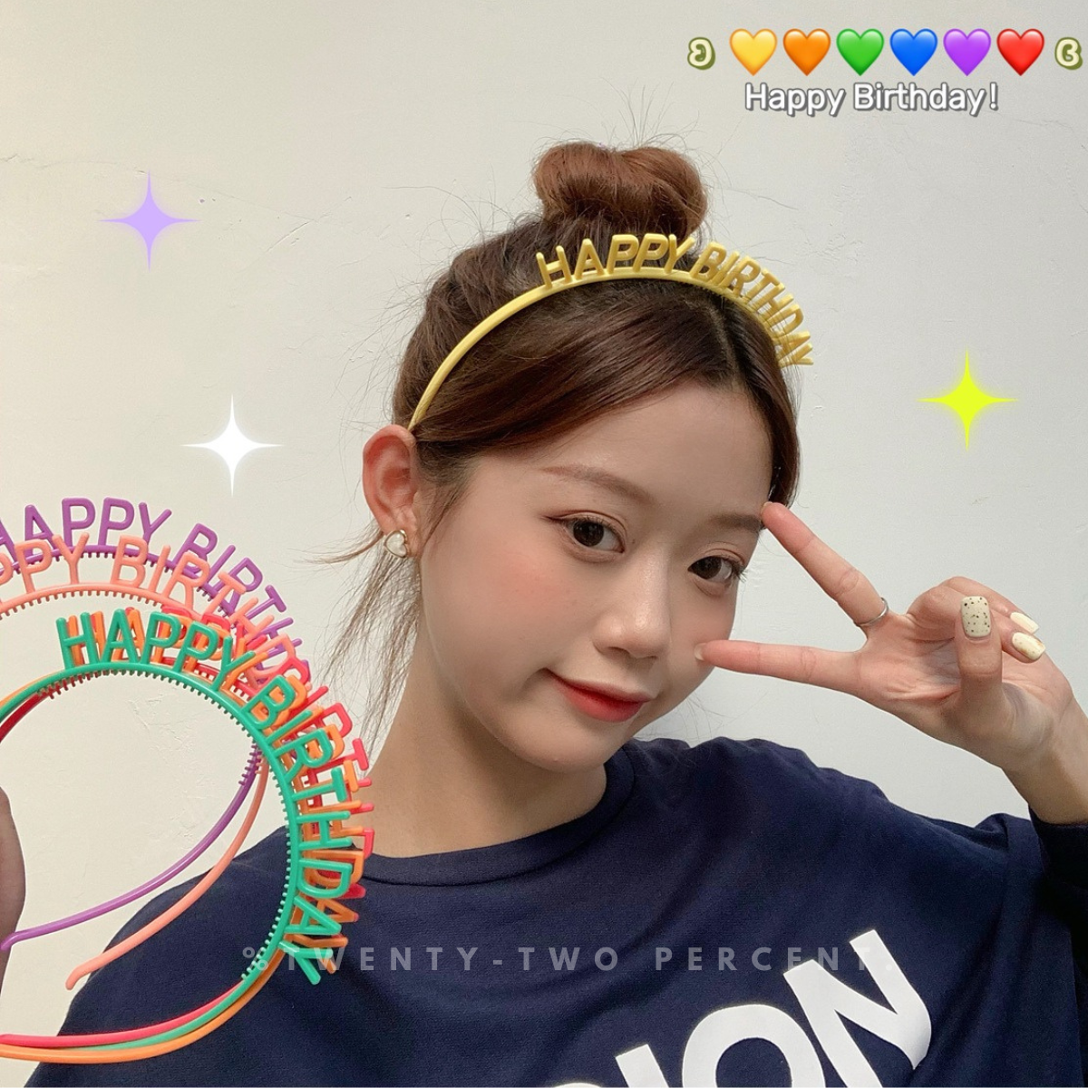 Happy Birthday Letter Cute Hairband