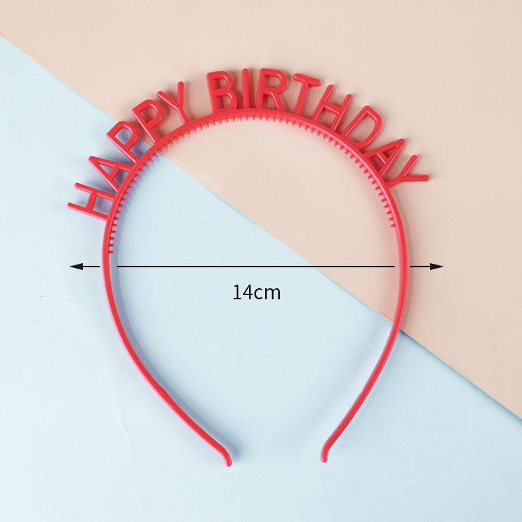 Happy Birthday Letter Cute Hairband