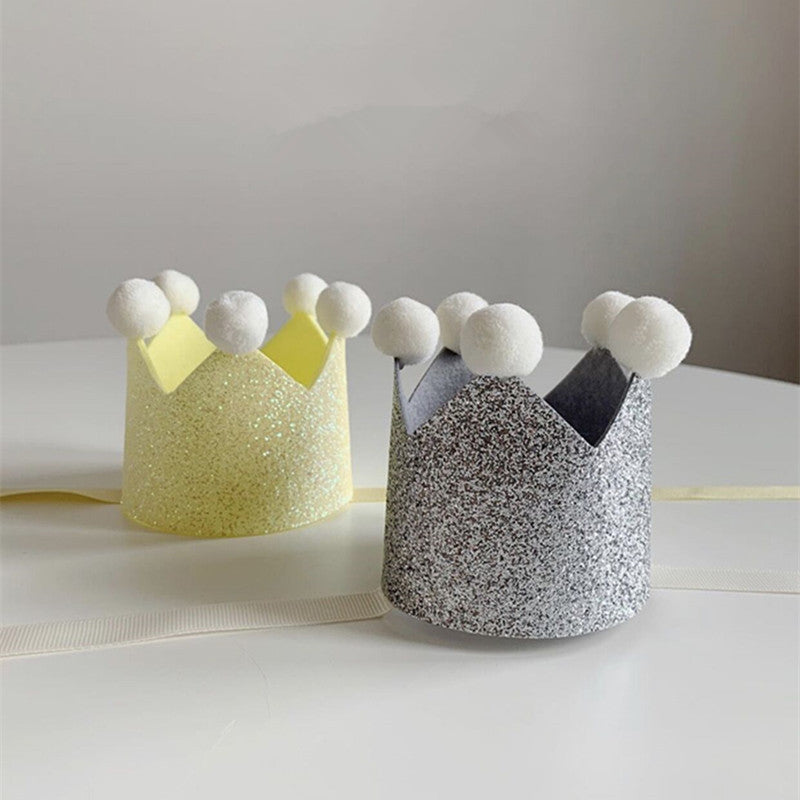 Birthday Party Pompom Crown