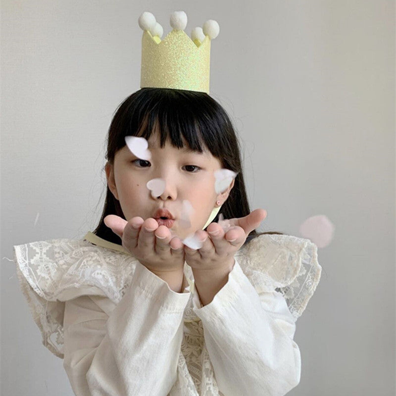 Birthday Party Pompom Crown
