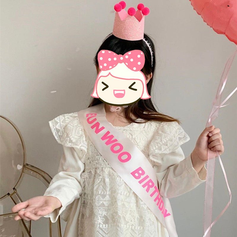 Birthday Party Pompom Crown