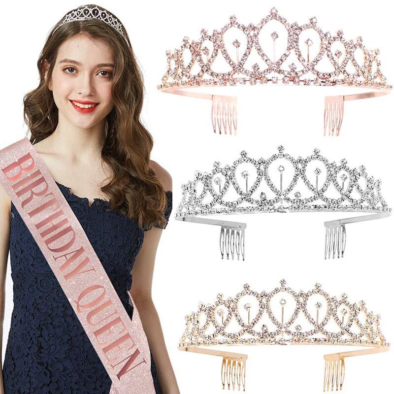 Birthday Queen Crown Birthday Party Set