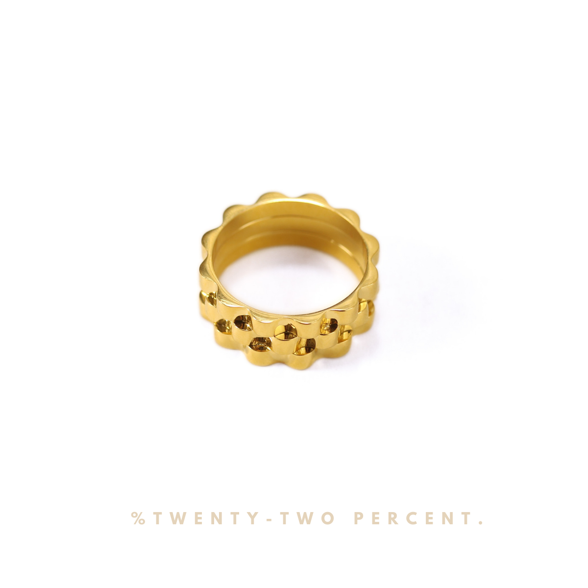Gear-designed Minimalist Watch Chain Ring