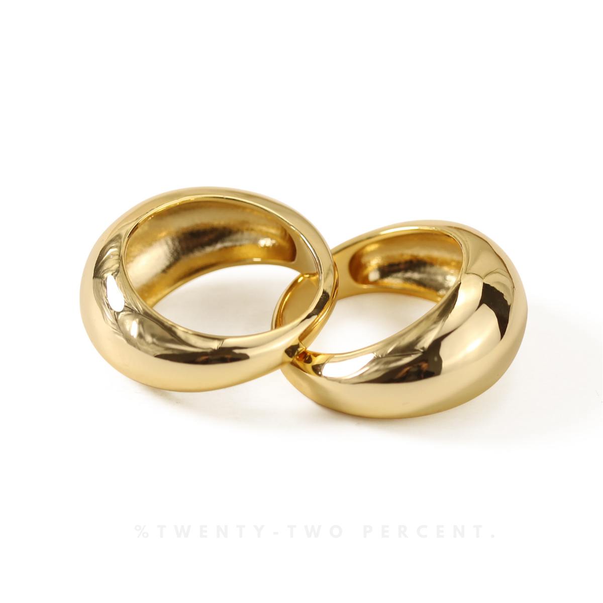 Minimalism Plated 18k Solid Gold Ring