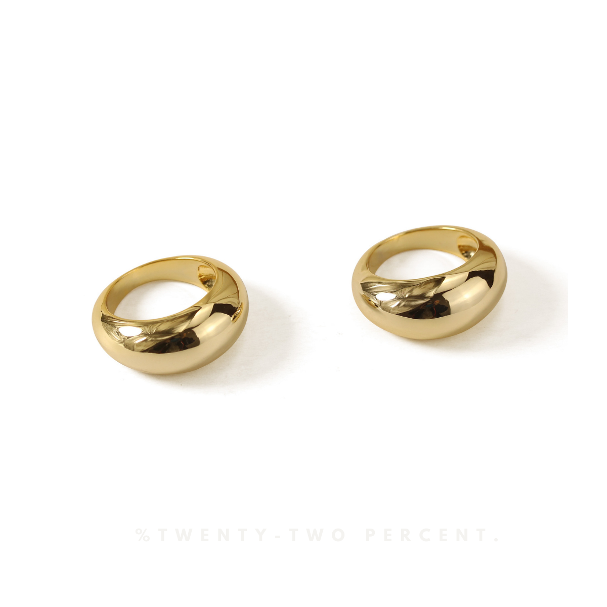 Minimalism Plated 18k Solid Gold Ring