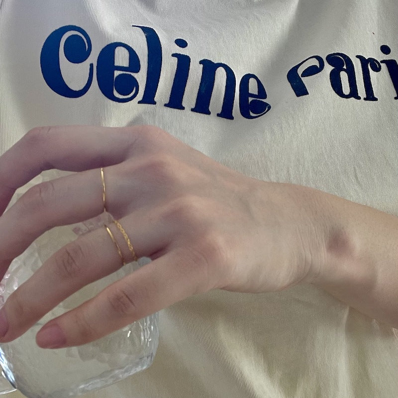 Ultra-Thin 0.5mm Curved 14K Versatile Plain Band Ring