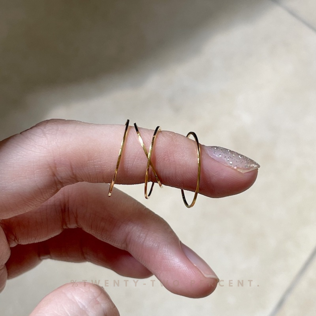 Ultra-Thin 0.5mm Curved 14K Versatile Plain Band Ring