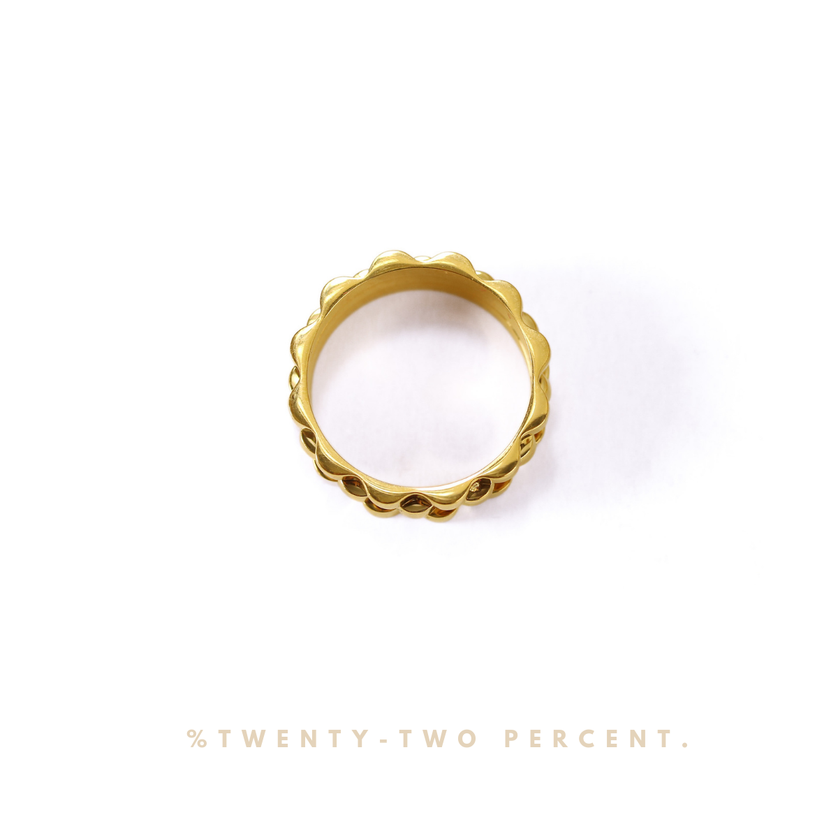 Gear-designed Minimalist Watch Chain Ring