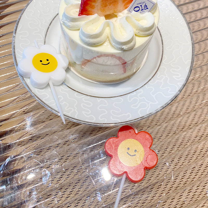 Cute Daisy Sunflower Birthday Candles