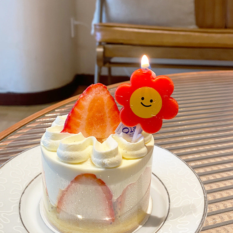 Cute Daisy Sunflower Birthday Candles