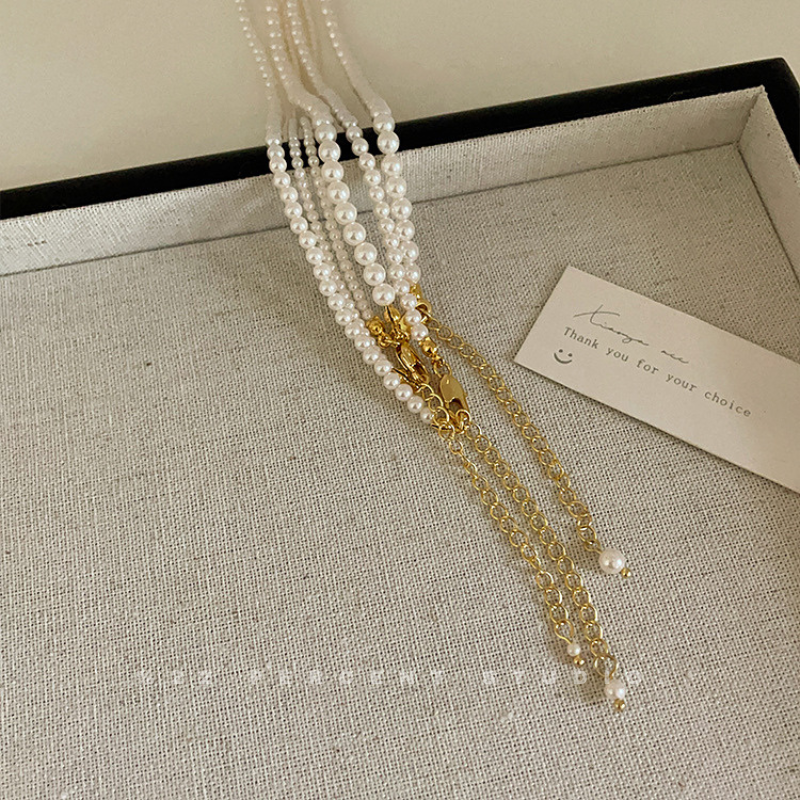 Women's High-End White Pearl Necklace(2mm/3mm/4mm)