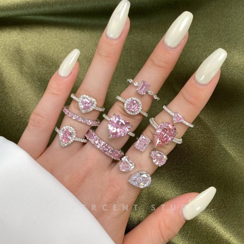 Crystal Sterling Silver Rhodium-Plated & Cubic Zirconia Ring