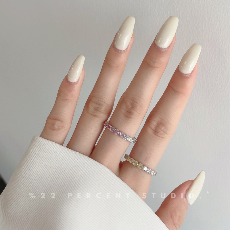 Crystal Sterling Silver Rhodium-Plated & Cubic Zirconia Ring