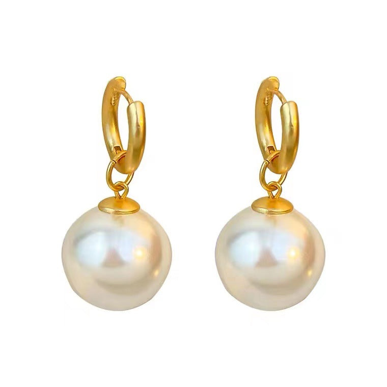 Classic Vintage Pearl Detachable Light Luxury Pearl Earrings