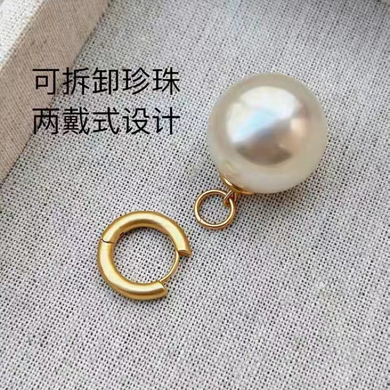 Classic Vintage Pearl Detachable Light Luxury Pearl Earrings