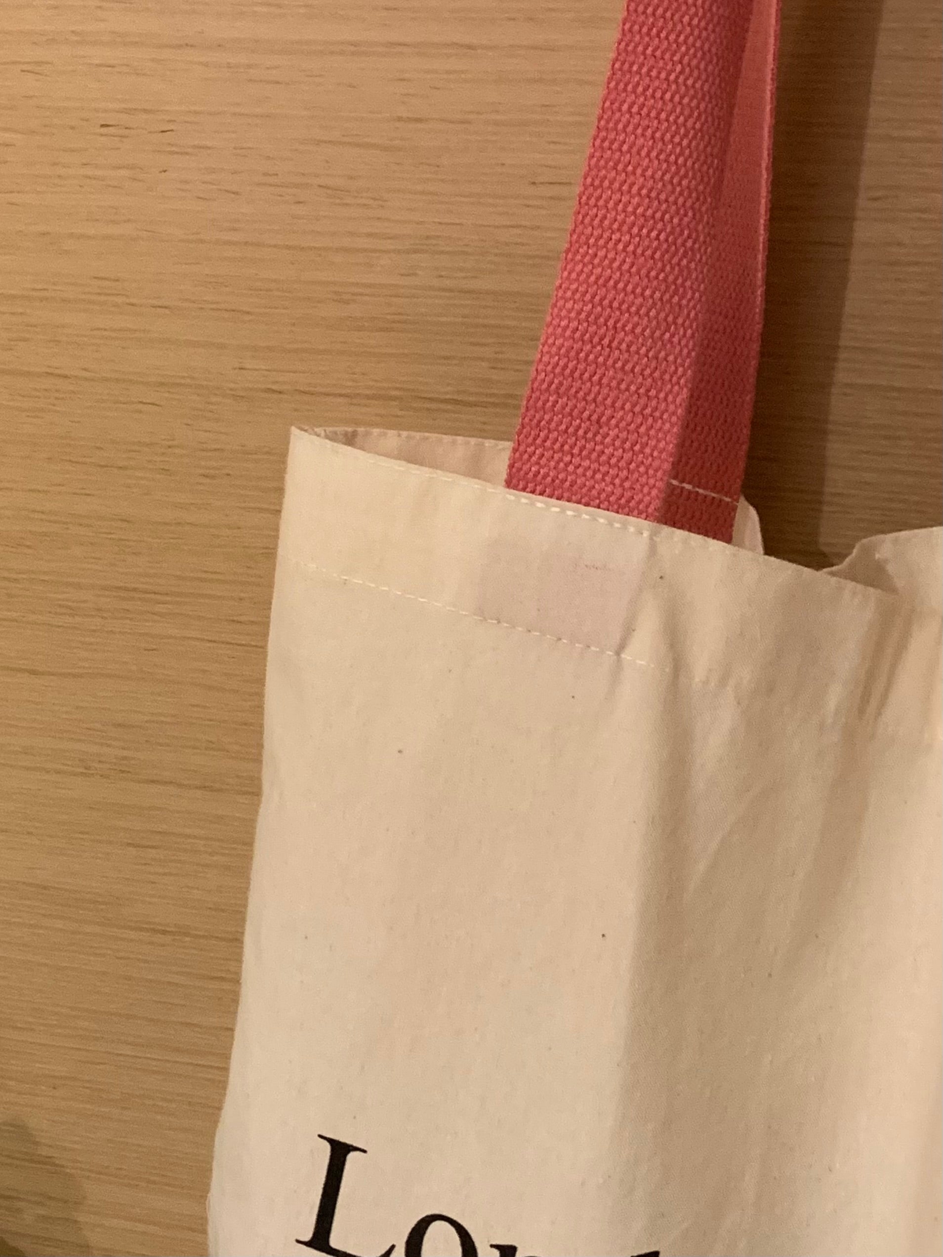 Peach Pink London Review Bookshop Canvas Bag