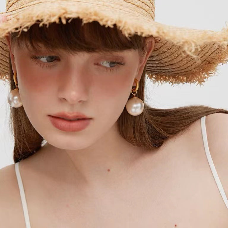 Classic Vintage Pearl Detachable Light Luxury Pearl Earrings