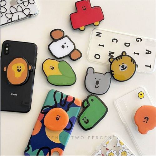 Korea Design Cartoon Pop-Out Phone Grip