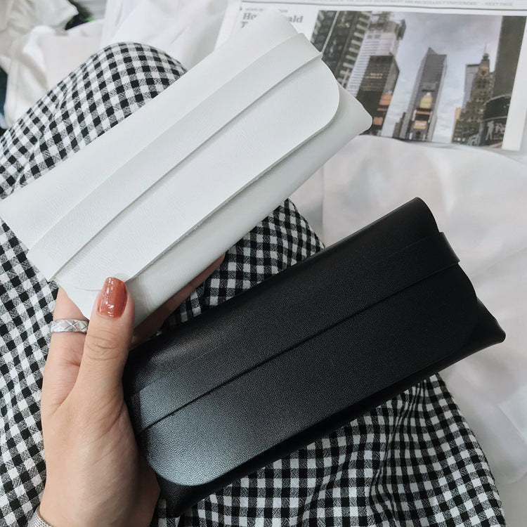 PU Leather Portable Sunglasses Bag