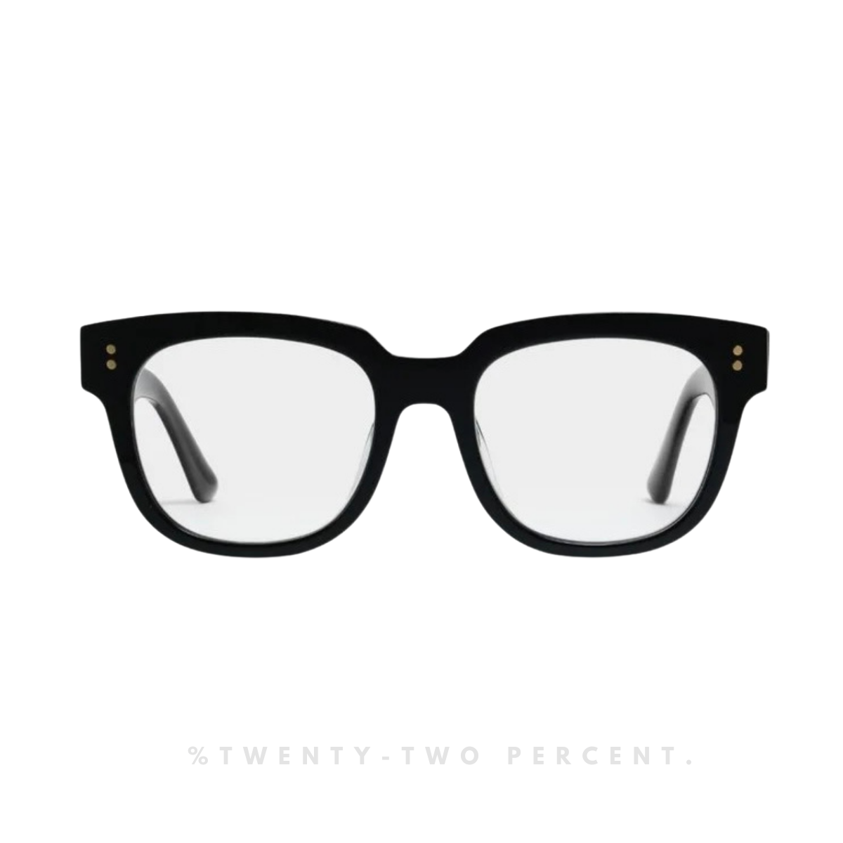 TR90 Black Square Large Frame Ultra-Light Eyeglasses