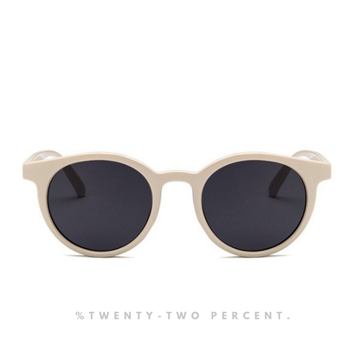 Korean Dazzling Retro Glasses Round Frame Sunglasses