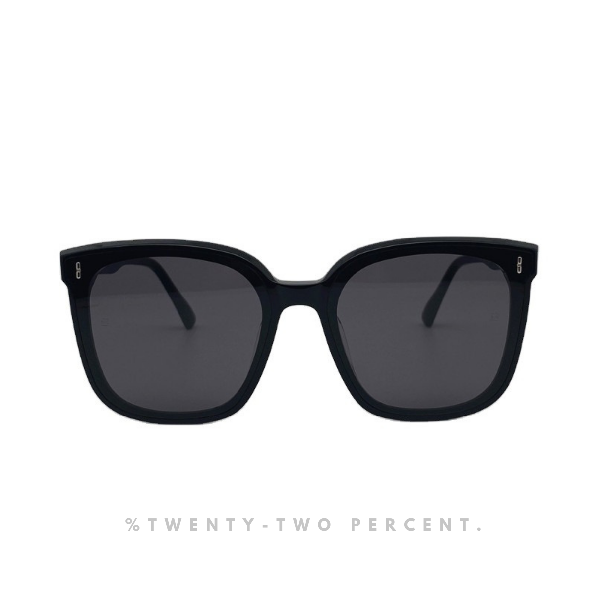 Korean Oversized Black Square Frame Sunglasses
