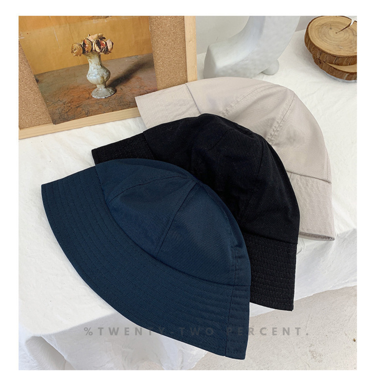 Minimalist Sun Protection Bucket Hat