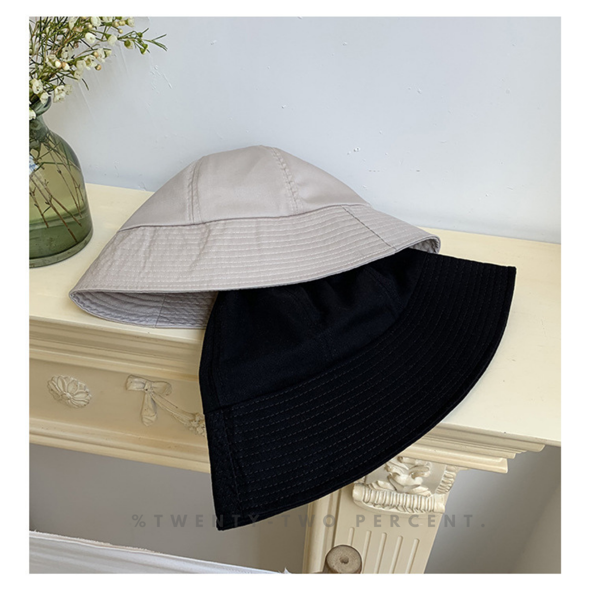 Minimalist Sun Protection Bucket Hat