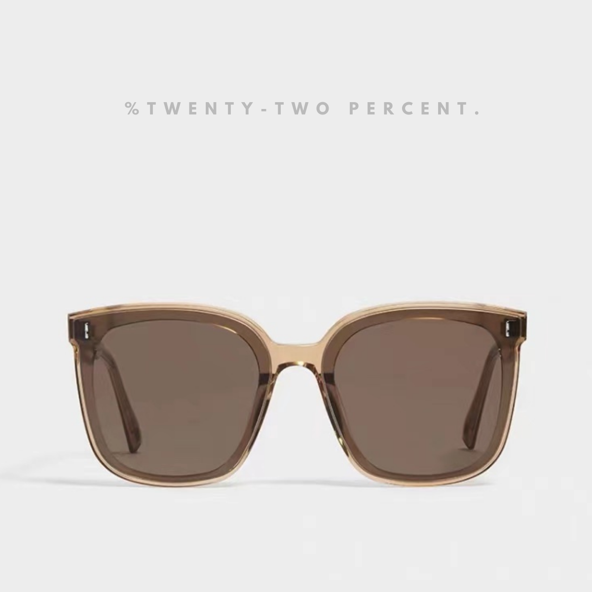Korean Oversized Black Square Frame Sunglasses