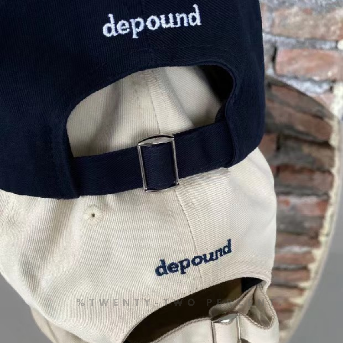 Depound Letter Embroidered De/pound Classic Ball Caps