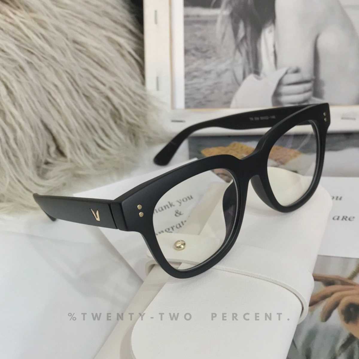 TR90 Black Square Large Frame Ultra-Light Eyeglasses
