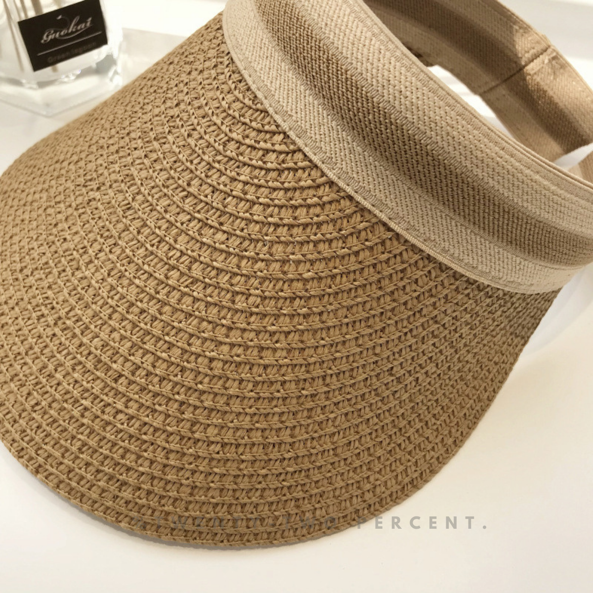 Wide Brim Beach Hat Portable Beach Straw Cap