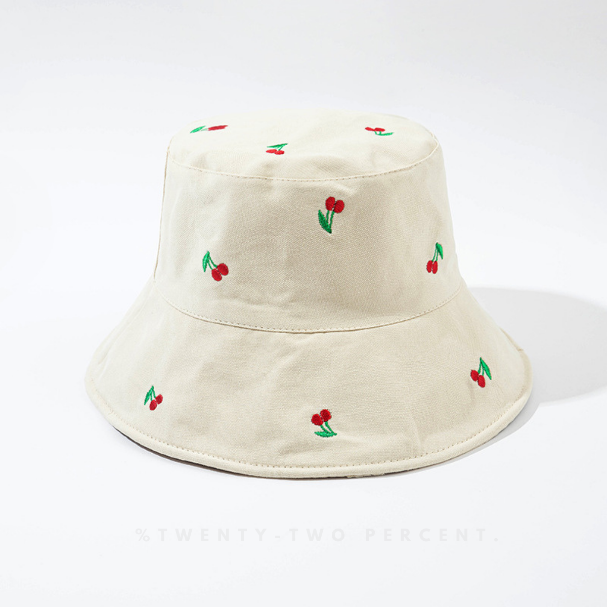 Cute Cherry Print Sun Protection Bucket Hat