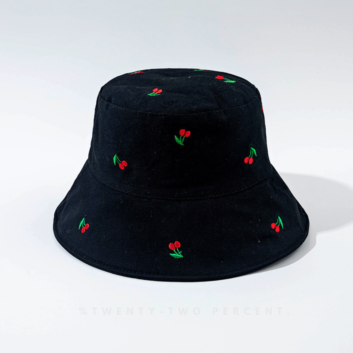 Cute Cherry Print Sun Protection Bucket Hat